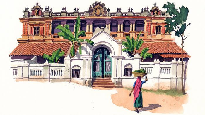 Image result for Chettinad Towns and Villages hd"