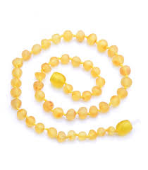 Lemon Amber Teething Necklace Baltic Amber Necklace For Babies Authentic Amber