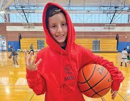 Oakley 9-year-old Jackson Ramirez sinks buckets