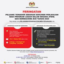 Jabatan perkhidmatan awam malaysia, bahagian pasca perkhidmatan, aras 5, blok c2, kompleks c, pusat pentadbiran kerajaan persekutuan, 62510 putrajaya, malaysia. Peringatan Peluang Serahan Jabatan Perkhidmatan Awam Facebook
