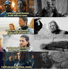 I Wish You Good Fortune In The Wars To Come Season 8 Game Of Thrones Serien
