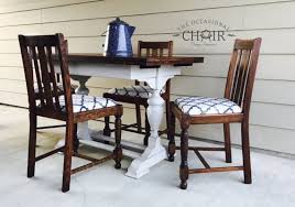 Sold Vintage 1940 S Oak Dining Table And 4 Chairs Oak Dining Table Dining Table Chairs Dining Chairs