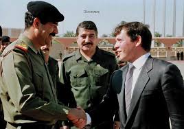 الملك عبد الله الثاني ملك الاردن مع الرئيس صدام حسين رحمه الله iraqi president military history saddam hussein