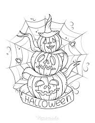 Free weekly & daily calendar printables. 75 Halloween Coloring Pages Free Printables