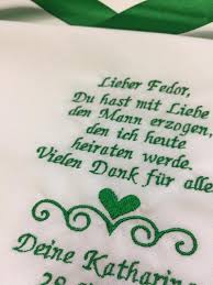 German Version Father In Law Wedding Handkerchief Vater Des Etsy Embroidered Wedding Embroidered Handkerchief Wedding Linens