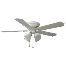 This stylish ceiling fan offers 3 this stylish ceiling fan offers 3 speeds and a reverse function for a versatile operation. Hampton Bay 44 Inch Carriage House Ii In A White Finish The Home Depot Canada