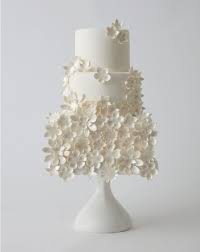 All White Wedding Cakes Fondant Wedding Cakes White Wedding Cakes Flower Cake