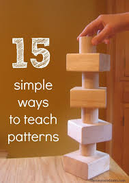 simple ways to teach patterns to preschoolers the measured mom