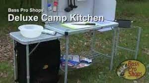 Perfect for the campsite, tailgate, rv trip, or barbecues, the cabela's® deluxe camp kitchen combines lots of table space with a load of convenient features to make food prep at camp a breeze. Bass Pro Shops Deluxe Camp Kitchen Youtube