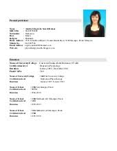 See more of kelab pengguna on facebook. Personal Particulars Resume