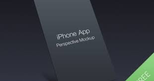 Iphone App Perspective Mock Up Iphone Apps Design Freebie App