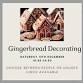 Christmas Gingerbread Decorating event image