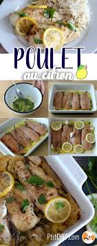Poulet Au Citron Au Four Recette Ptitchef Recette En 2020 Poulet Au Citron Recette Plat A Cuisiner