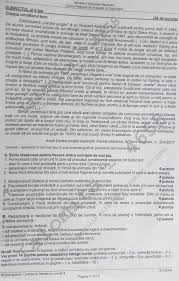 Barem de evaluare şi de notare. Subiecte Simulare Evaluarea Nationala 2018 Vezi Subiectele De La Simularea Examenului De Limba Si Literatura Romana Clasa A Viii A Ziarul Profit