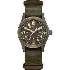 Inspired by the military, built to last, this is the original. Hamilton H69449961 Watch Khaki Field
