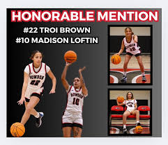 Congratulations to the following players for making the All Region 1st  Team, 2nd Team and Honorable Mention.