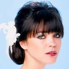 Make The Typical Side Bun More Romantic For Your Wedding Hairstyle Bride Sparkle Hairdo Wedding Wedding Hairstyles Medium Length Hairstyles With Bangs