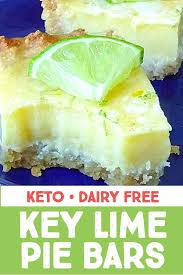 Key Lime Pie Bars Keto Dairy Free Cindy Hilliard Nutrition Recipe Dairy Free Key Lime Pie Dairy Free Keto Recipes Sugar Free Key Lime Pie