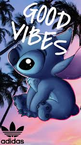 Aesthetic stitch, aesthetic, butterfly, good vibes, love, pink, stich,  sticker, HD phone wallpaper 