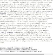 Phd Search Proposal Example Psychology Research Proposal Research Paper Research Proposal Example