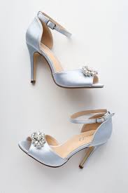 Bonnibel Bethany Silver Satin Rhinestone Ankle Strap Pumps Mod And Retro Clothing Silver High Heel Shoes Ankle Strap Heels Ankle Strap Pumps