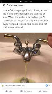 Easily tie dye with food coloring. Food Coloring Faucet Fun Party Games April Fools Gel Food Coloring