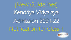 6 kv admission process 2021. Kvs School Admission For Class 1 Registration Process Guidelines Of Notification By Kv Sangathan