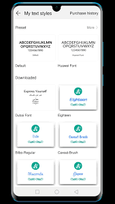 Click change font / me font style (theme). Fonts Changer For Huawei Stylish For Android Apk Download