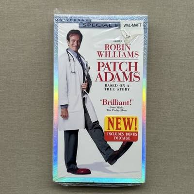 Patch Adams (VHS 1998) Docudrama Comedy Robin Williams Monica Potter PS  Hoffman | eBay