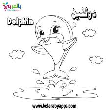 صور تلوين الكائنات البحرية وحدة الماء رسومات اسماك للتلوين بالعربي نتعلم In 2021