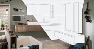 Dessiner meuble 3d en ligne. Configurateur 3d Concevoir Sa Salle De Bain En Ligne Espace Aubade
