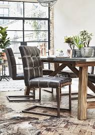 The Vintage Chic Stannis Dining Chair Is Available In Subtle Grey As Well As Striking Blue Modern Outdoor Dining Chairs Dining Room Contemporary Dining Chairs