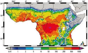 Karte von afrika mit der lage aller afrikanischen länder und ihren politischen grenzen. Gesundheitsrisiken In Afrika Klimawandel