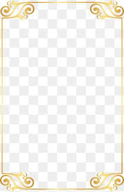 Black And Gold Border Gold Lace Ribbon Png Black Background Images Frame Clipart