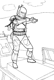This awesome coloring book comes with so many different. Coloring Star Wars Boba Fett Free Coloring Pages