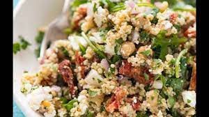 Jamie oliver couscous salad with feta. Couscous Salad With Sun Dried Tomatoes And Feta Youtube