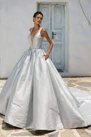 Justin Alexander Silk Dupion Ball Gown With Plunging V Neckline And Keyhole Back Ball Gowns Wedding Justin Alexander Wedding Dress Wedding Dresses