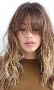Oblong face shapes are a perfect match for blunt bangs. 50 Bangs Hairstyle Ideas 49 Hair Styles Thick Hair Styles Long Hair Styles