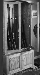 Building a cabinet by professional carpenters can be pretty costly. Gun Cabinet Plans Free