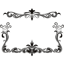 Black And White Wallpaper Border Designs Image Result For Free Black And White Creepy Borders