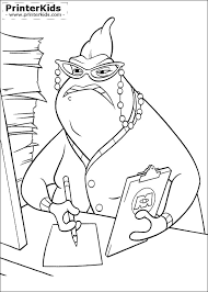 Monsters Inc Color Book Page 617 Monster Coloring Pages Coloring Books Disney Coloring Pages