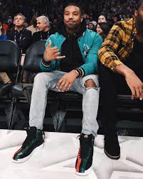 11 402 Likes Br Kicks Michaelbjordan In The Bhm Nike Af1 High Michael Bakari Jordan Micheal B Jordan Michael B Jordan