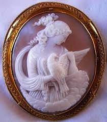 allegory of the purity ca 1850 italy frame could be english sardonyx shell 2 3 4 by just over 2 3 8 depicting t cameo jewelry shell cameo cameo brooch