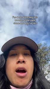 Girl Chasing Dog Leash Gary