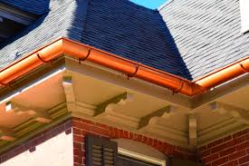 Classic copper works fabricates and installs residential copper half round gutter systems a in a variety of materials: Copper Gutters Provider Repair Chimneys Plus