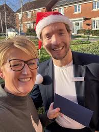 How lovely to receive an unexpected visit today from Ross at the Hilton  Northampton. A really thoughtful festive gift from the team