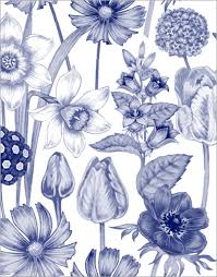 Zementoptik fliese nube blau 20x20 cm. Fliesen Aufkleber Fliesen Bild Kachel Alt Blumen Blau Weiss Bad Wc Deko Kuche Medianlux Shop
