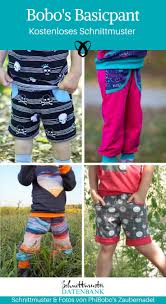 Aber auch für anfänger, die das nähen erst lernen wollen, sind die gratis anleitungen gut geeignet, um die ersten schritte an der nähmaschine zu wagen. Bobo S Basicpant Kinder Hosen Pumphose Nahen Kostenlose Schnittmuster