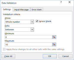 Check Data Entry For Invalid Entries Microsoft Excel 2016