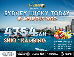 Result Sydney Lucky Today 10 Agustus 2020 4754 Sah Shio Kambing Agen Betting Online Terpercaya Deangan Prediksi Paling Jitu 95 Temb Di 2020 Februari September Sydney